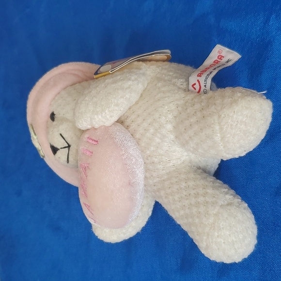 4/$20 A&A Aurora Plush Sweet Heart Teddy Bear Mini 7in Hawaii Waffle Weave - Picture 5 of 12